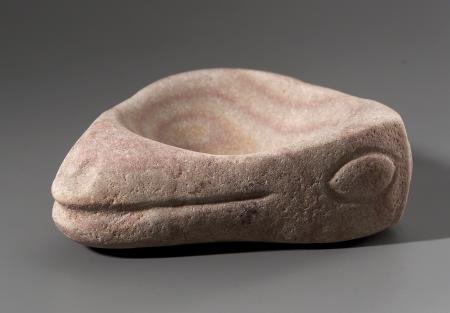 Mortero de piedra.